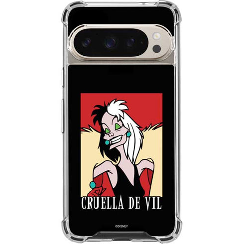 Disney Villains Cruella de Vil Pixel 9/9 Pro Clear Case